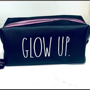 Last chance! Rae Dunn Black Glow Up Makeup Bag
